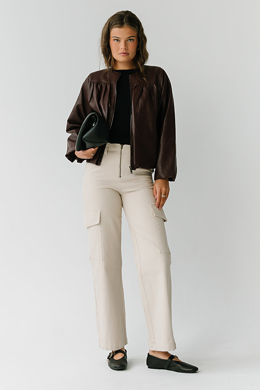 Harley Cargo Pants in White