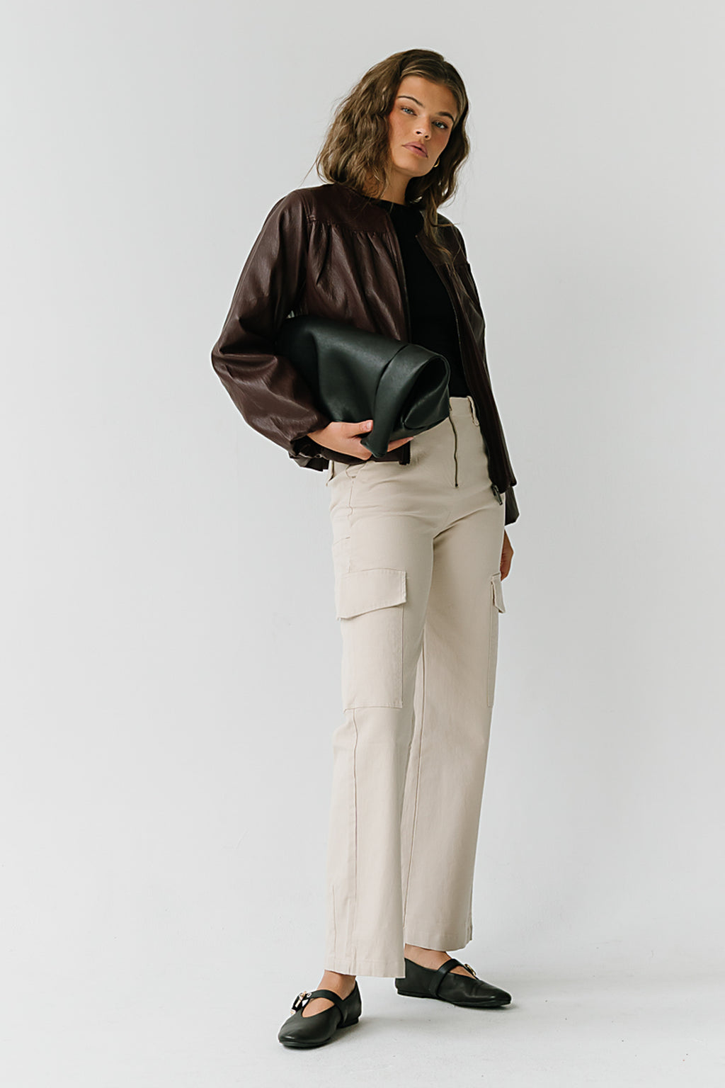 Harley Cargo Pants in White