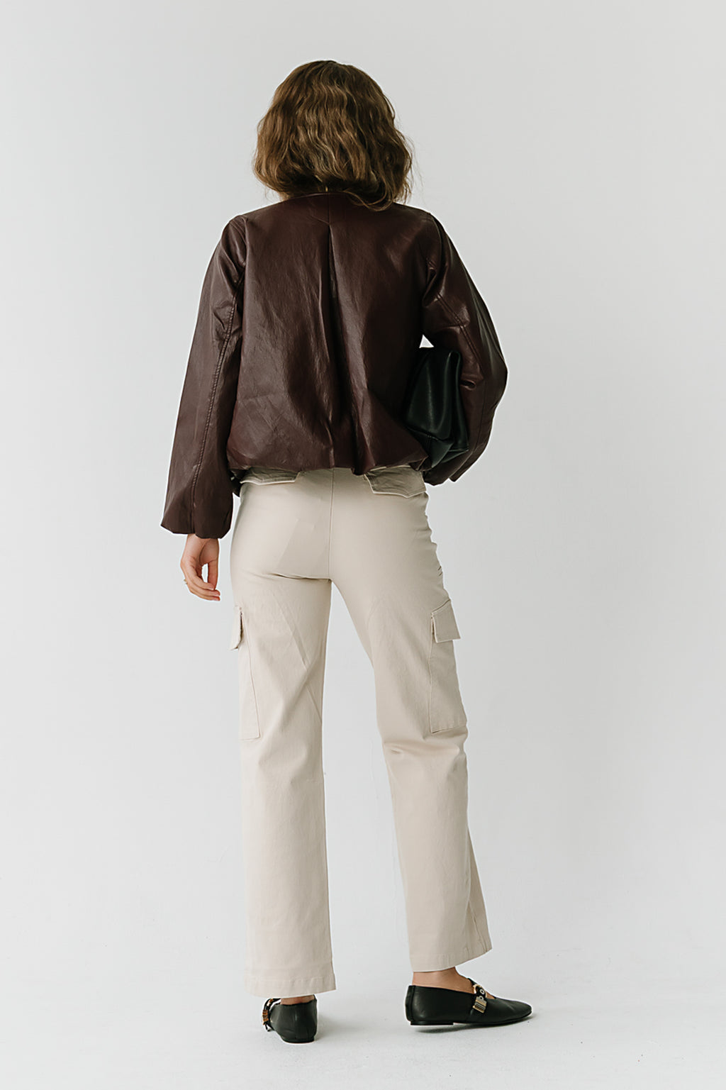 Mira Bubble Leather Jacket