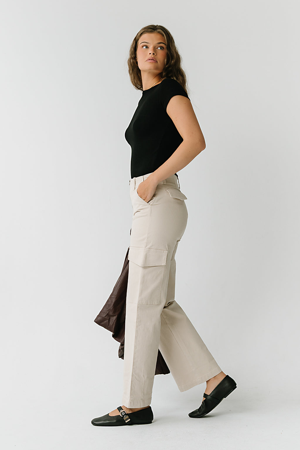 Harley Cargo Pants in White