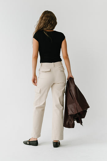 Harley Cargo Pants in White