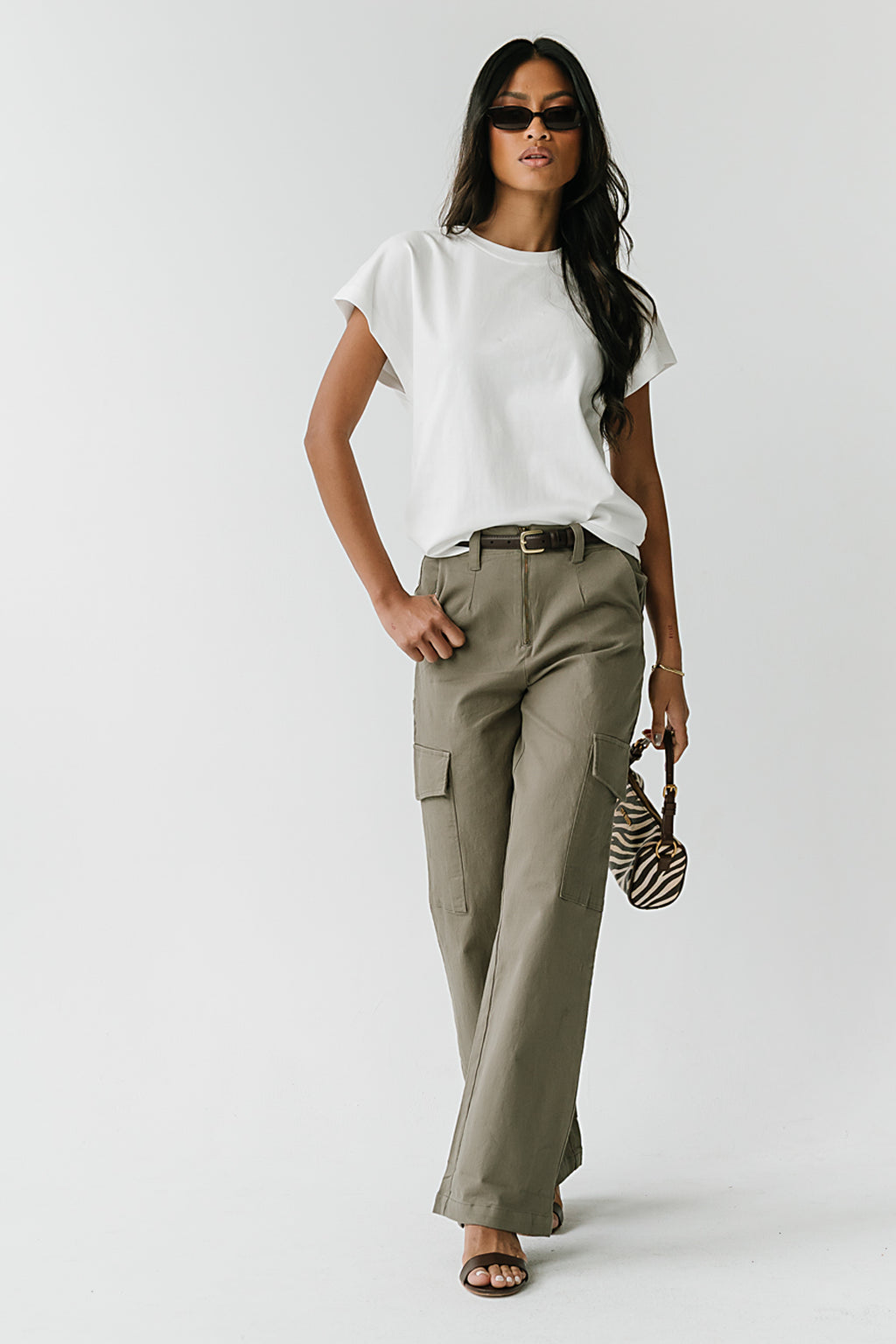 Harley Cargo Pants in Olive