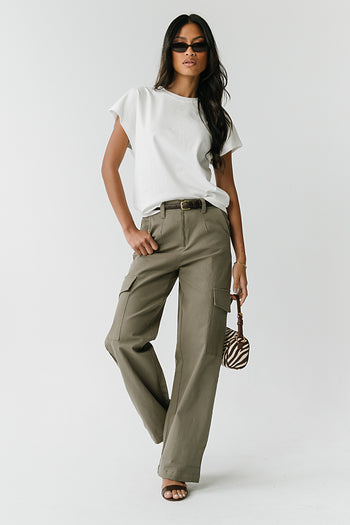 Elara Oversized Tee in White