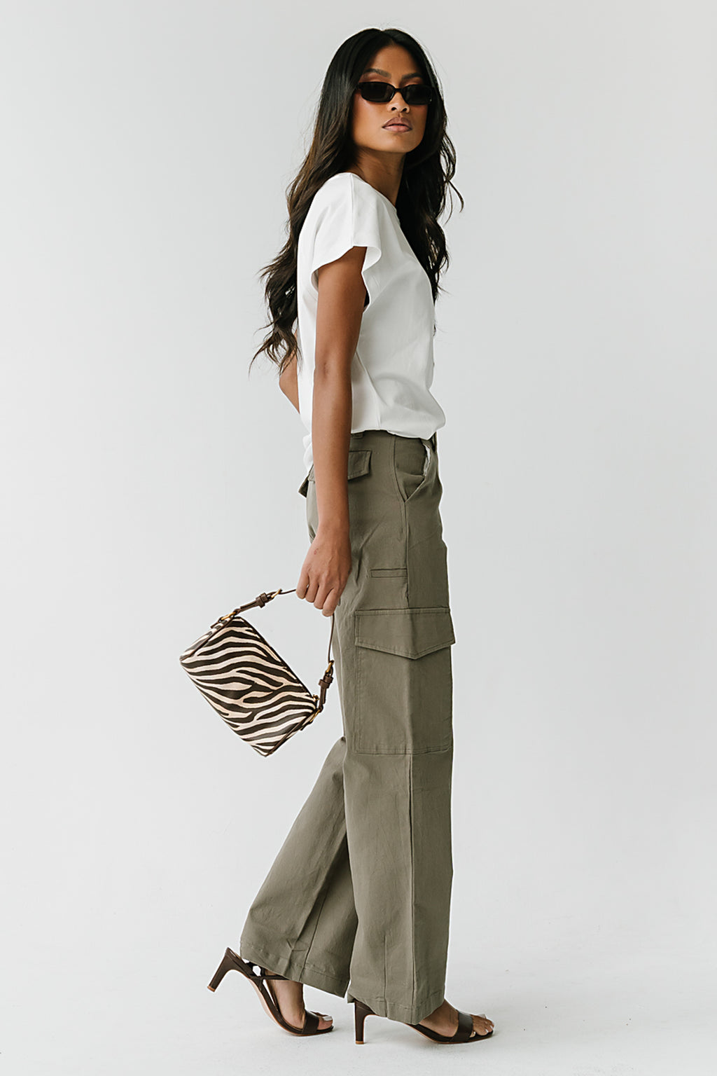 Harley Cargo Pants in Olive