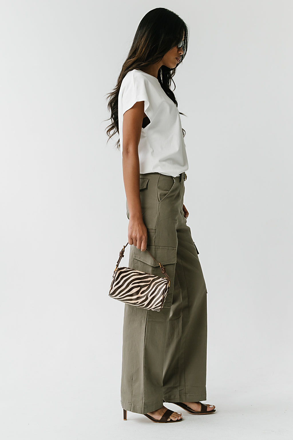 Elara Oversized Tee in White