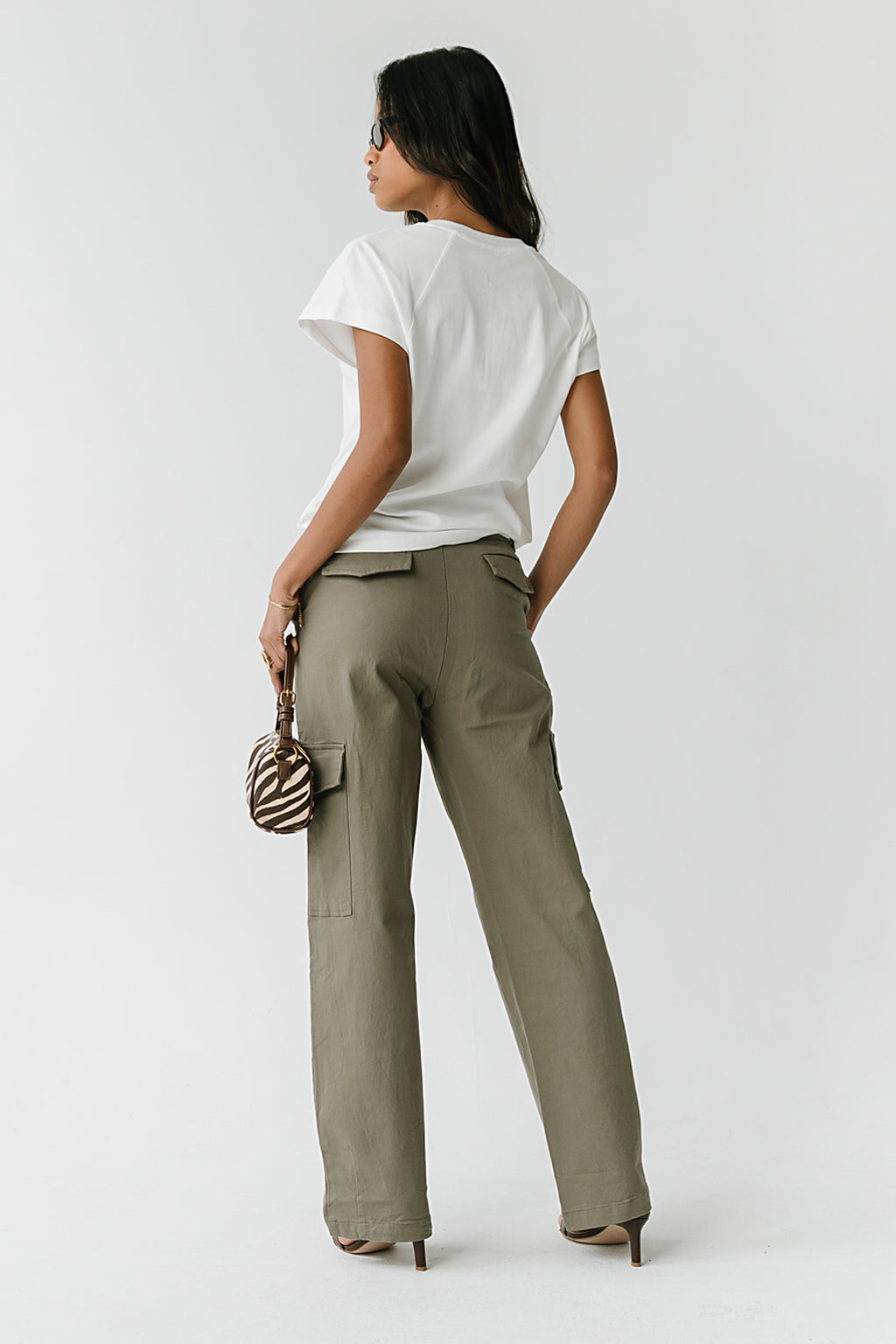 Elara Oversized Tee in White