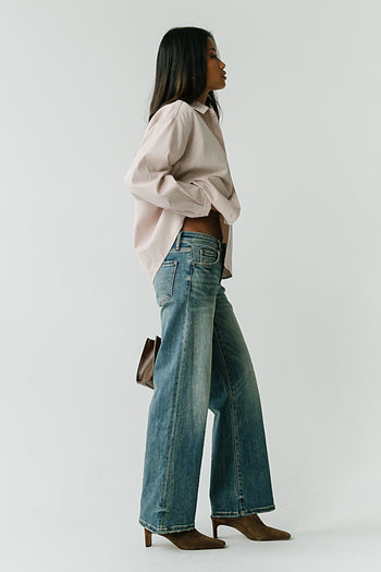 Liora Low Rise Wide Leg Jeans