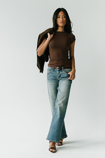 Liora Low Rise Wide Leg Jeans