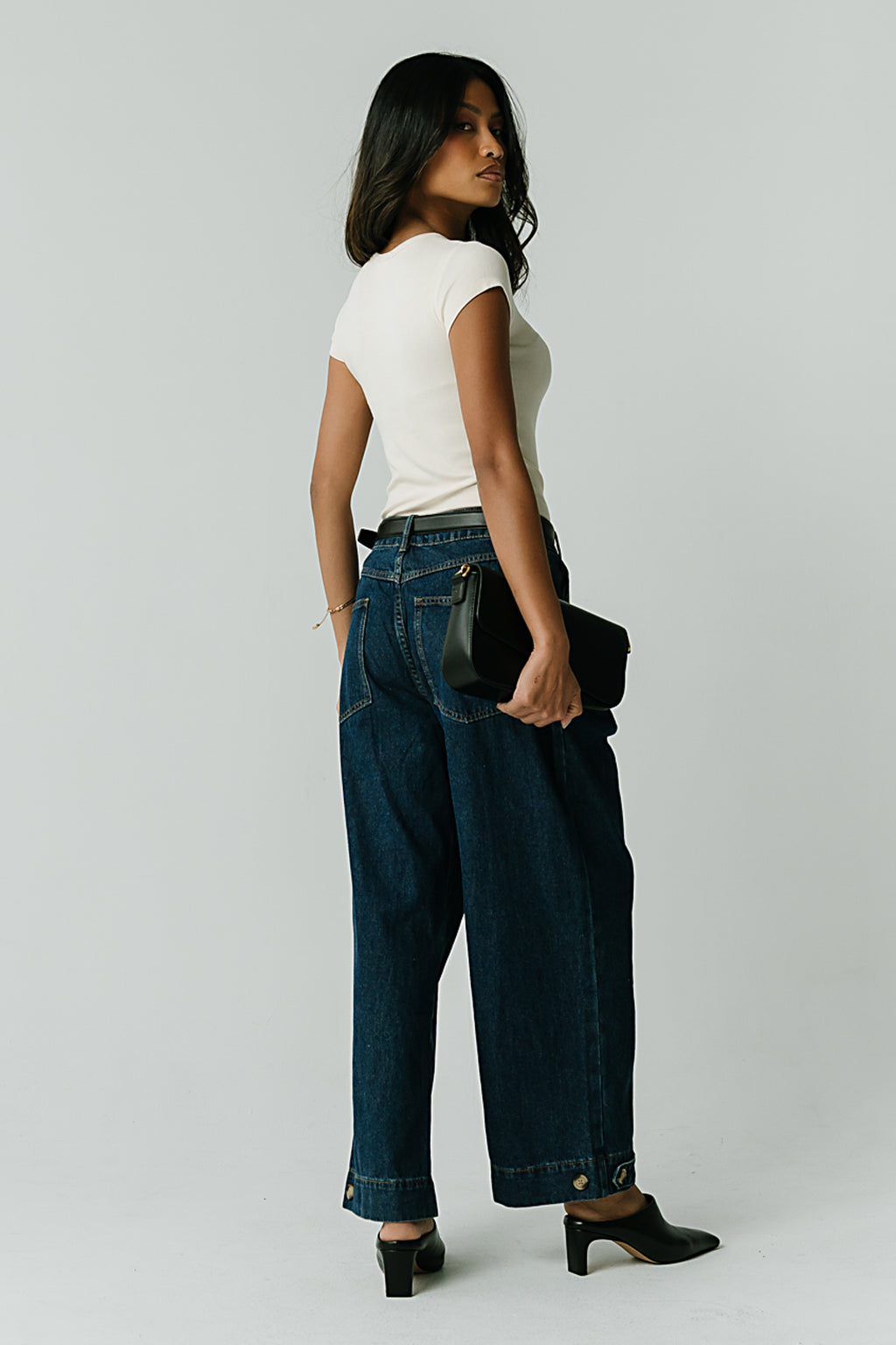 Arya High Rise Wide Leg Jeans