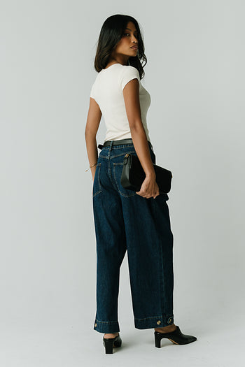 Arya High Rise Wide Leg Jeans