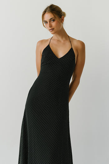 Michelle Polka Dot Midi Dress