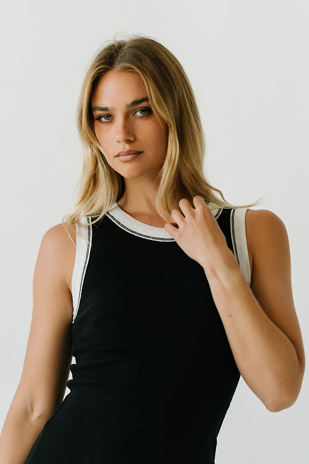 Taylor Tank Maxi Dress in Black