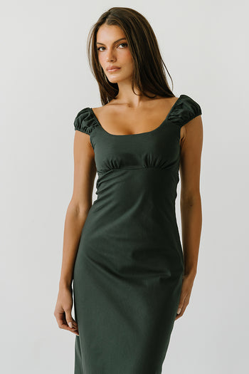 Mika Maxi Dress in Green
