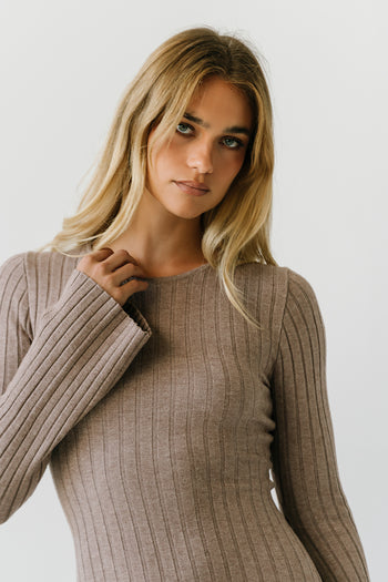 Torrey Maxi Dress in Taupe