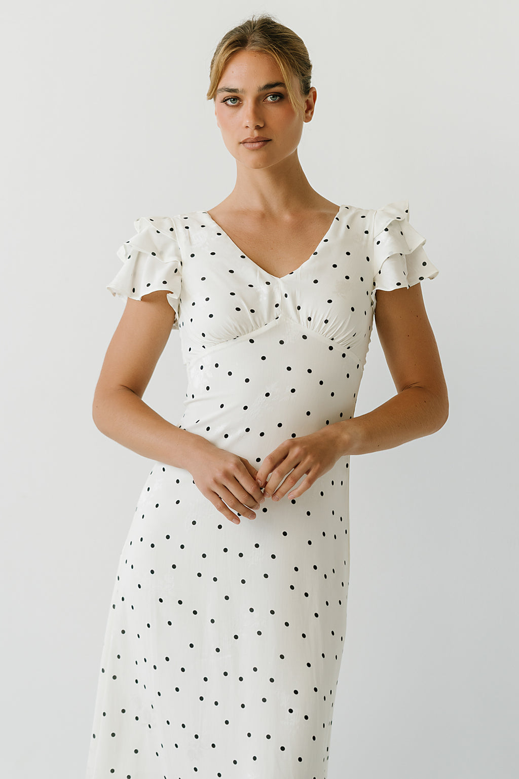 Bethany Polka Dot Maxi Dress