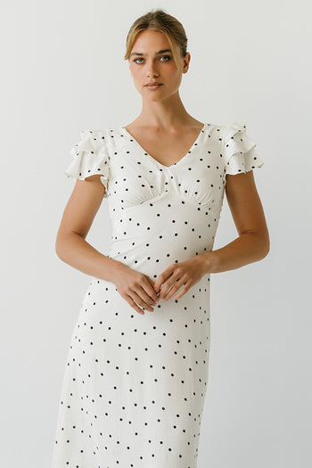 Bethany Polka Dot Maxi Dress