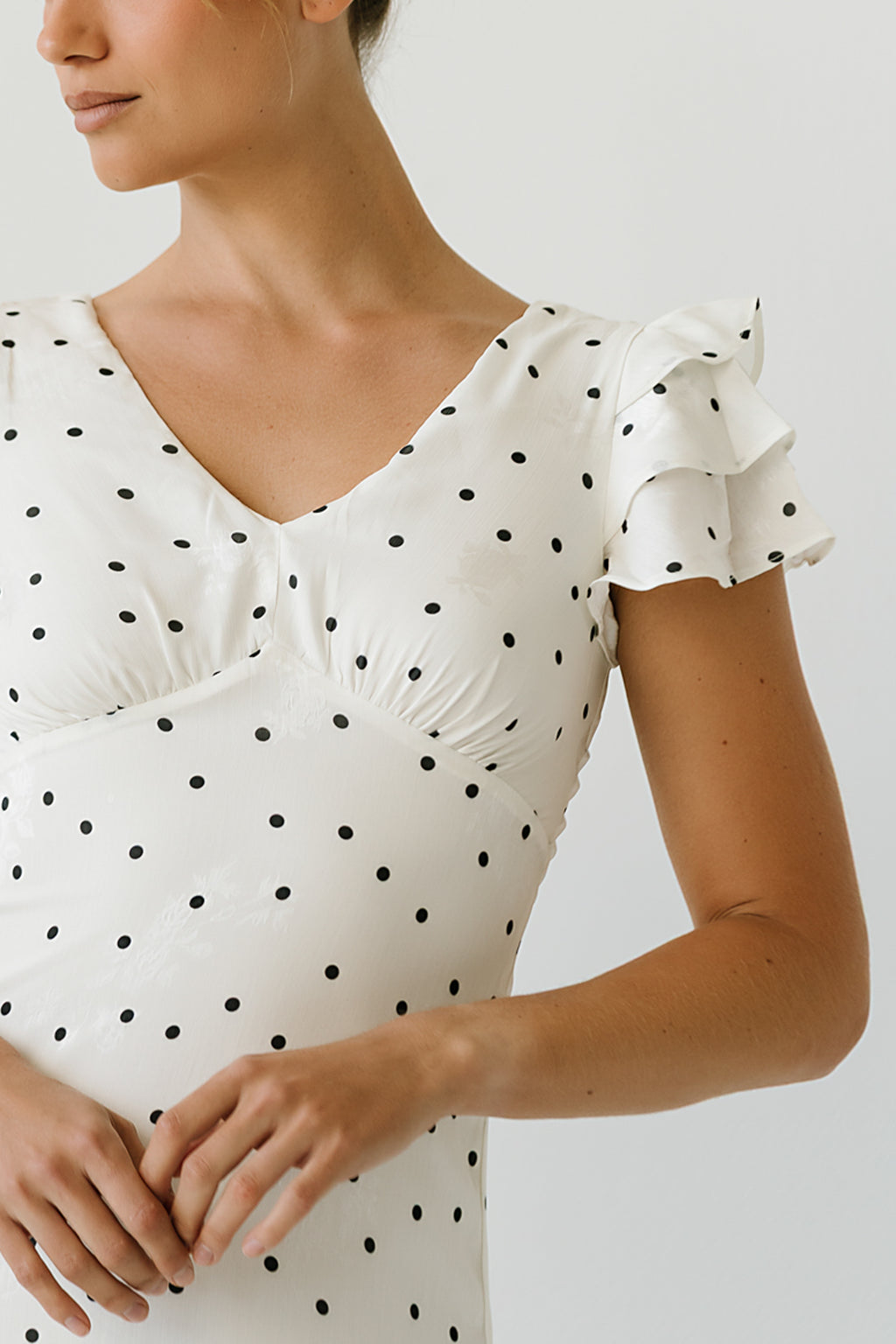Bethany Polka Dot Maxi Dress