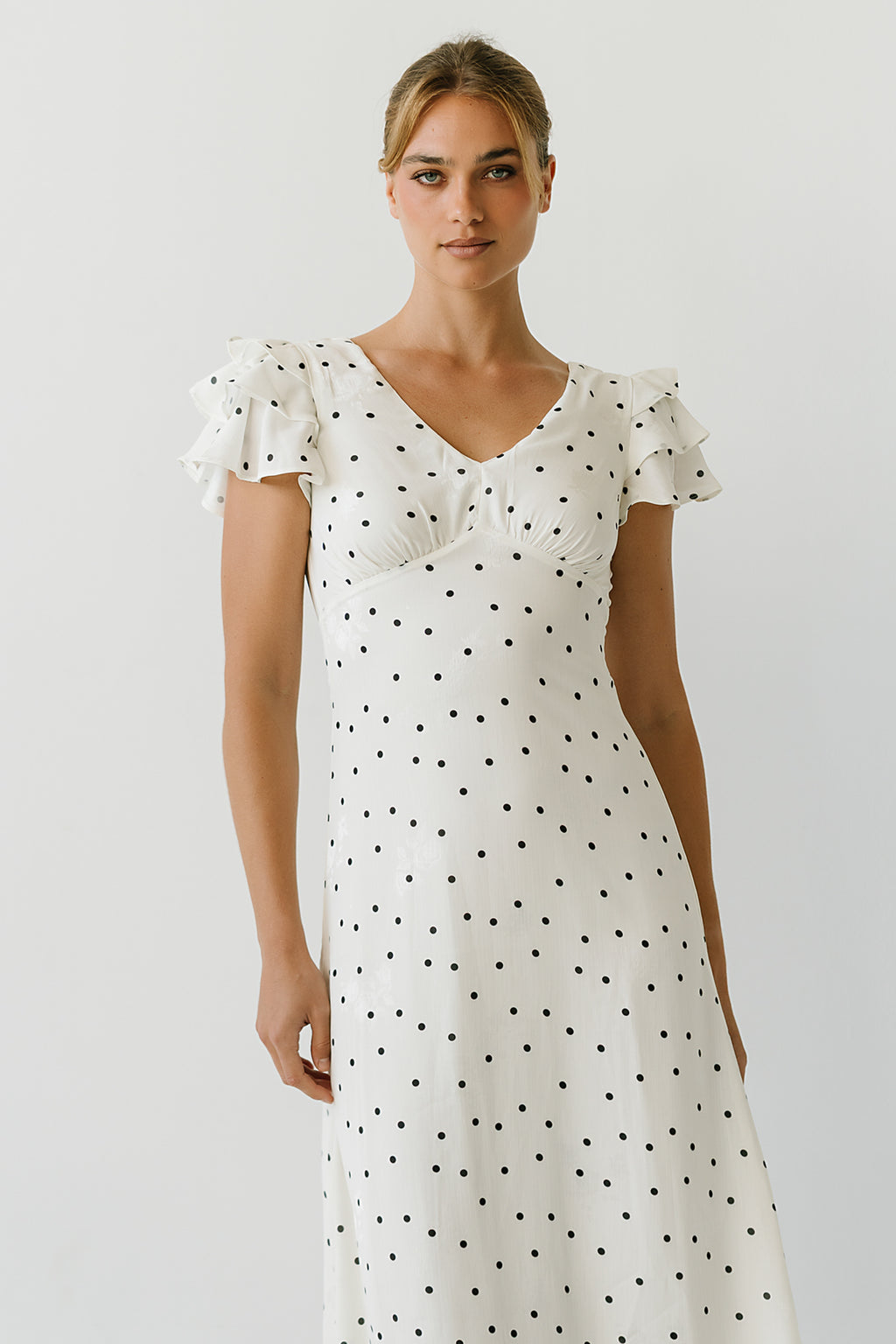 Bethany Polka Dot Maxi Dress