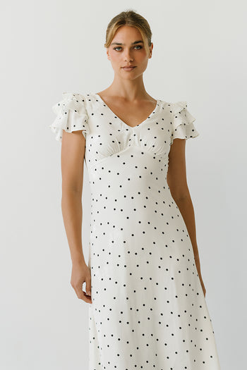 Bethany Polka Dot Maxi Dress