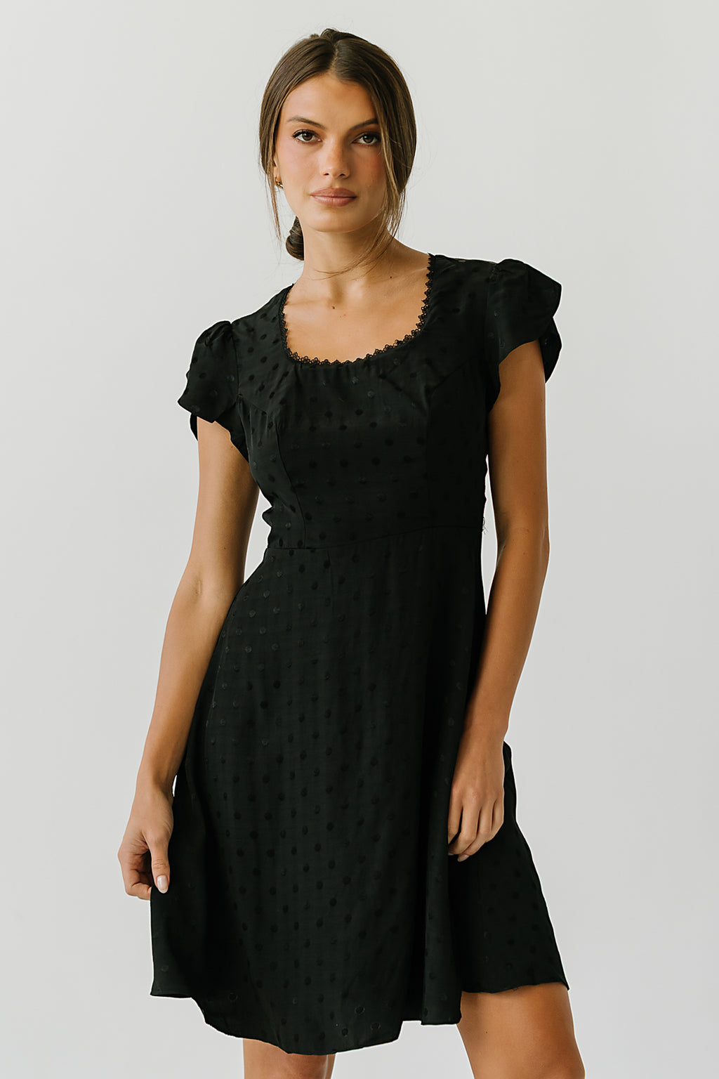 Angelica Polka Dot Midi Dress