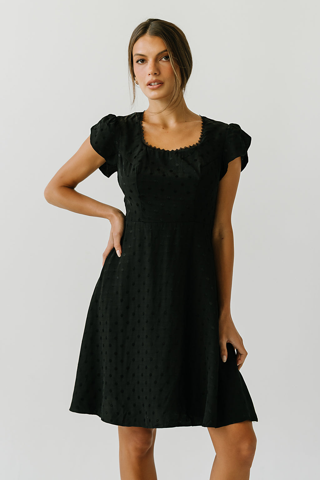 Angelica Polka Dot Midi Dress