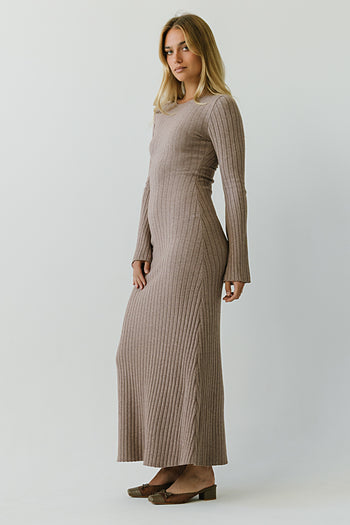 Torrey Maxi Dress in Taupe