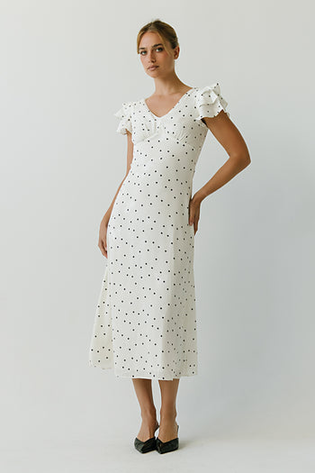 Bethany Polka Dot Maxi Dress
