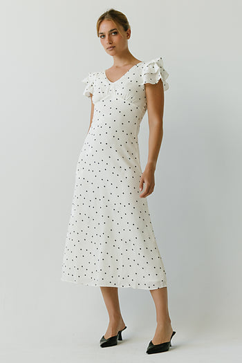 Bethany Polka Dot Maxi Dress