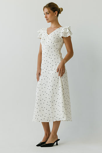 Bethany Polka Dot Maxi Dress