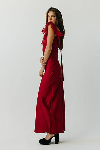 Katalina Satin Maxi Dress