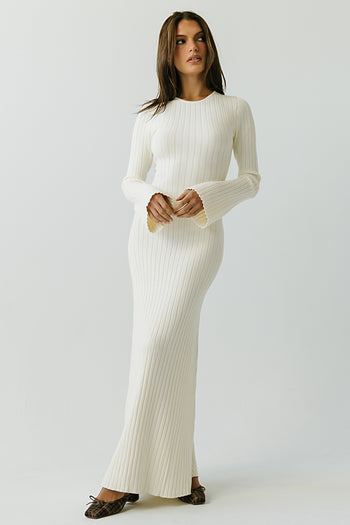 Torrey Maxi Dress in Cream