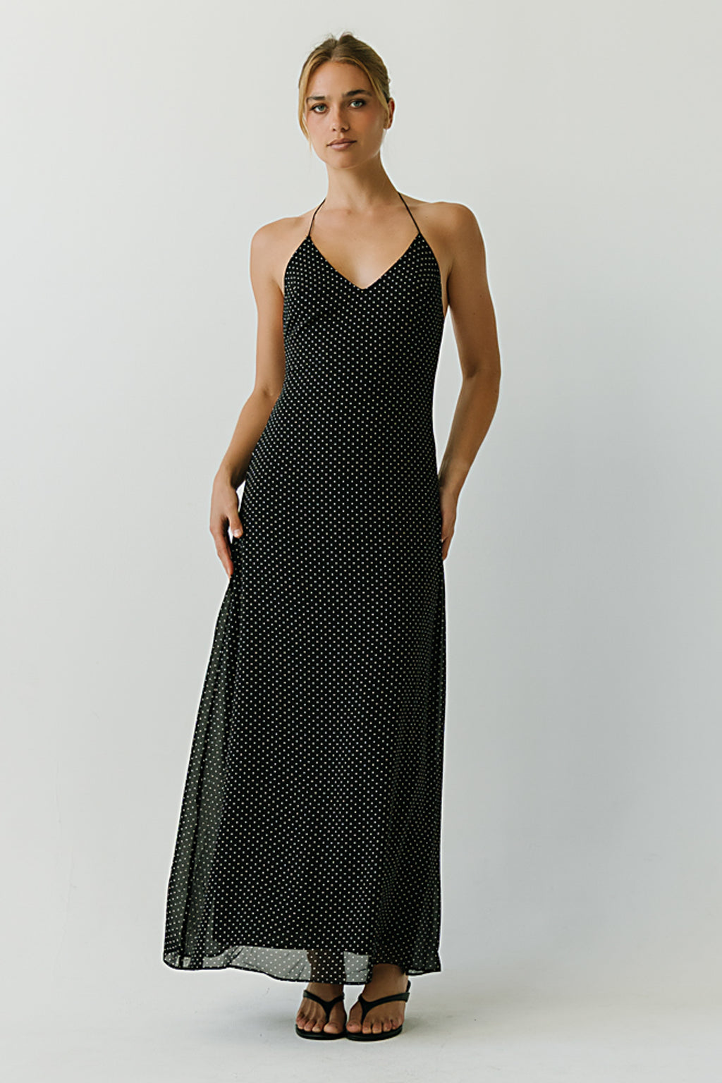 Michelle Polka Dot Midi Dress