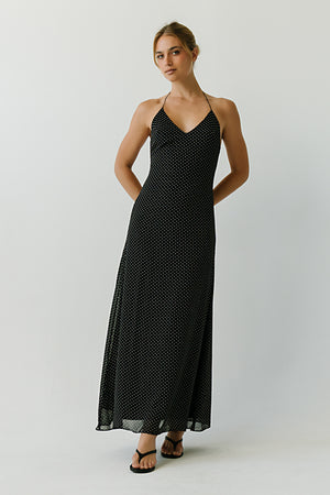 Michelle Polka Dot Midi Dress