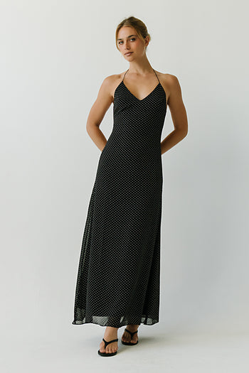 Michelle Polka Dot Midi Dress