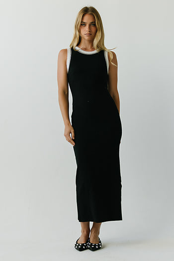 Taylor Tank Maxi Dress in Black