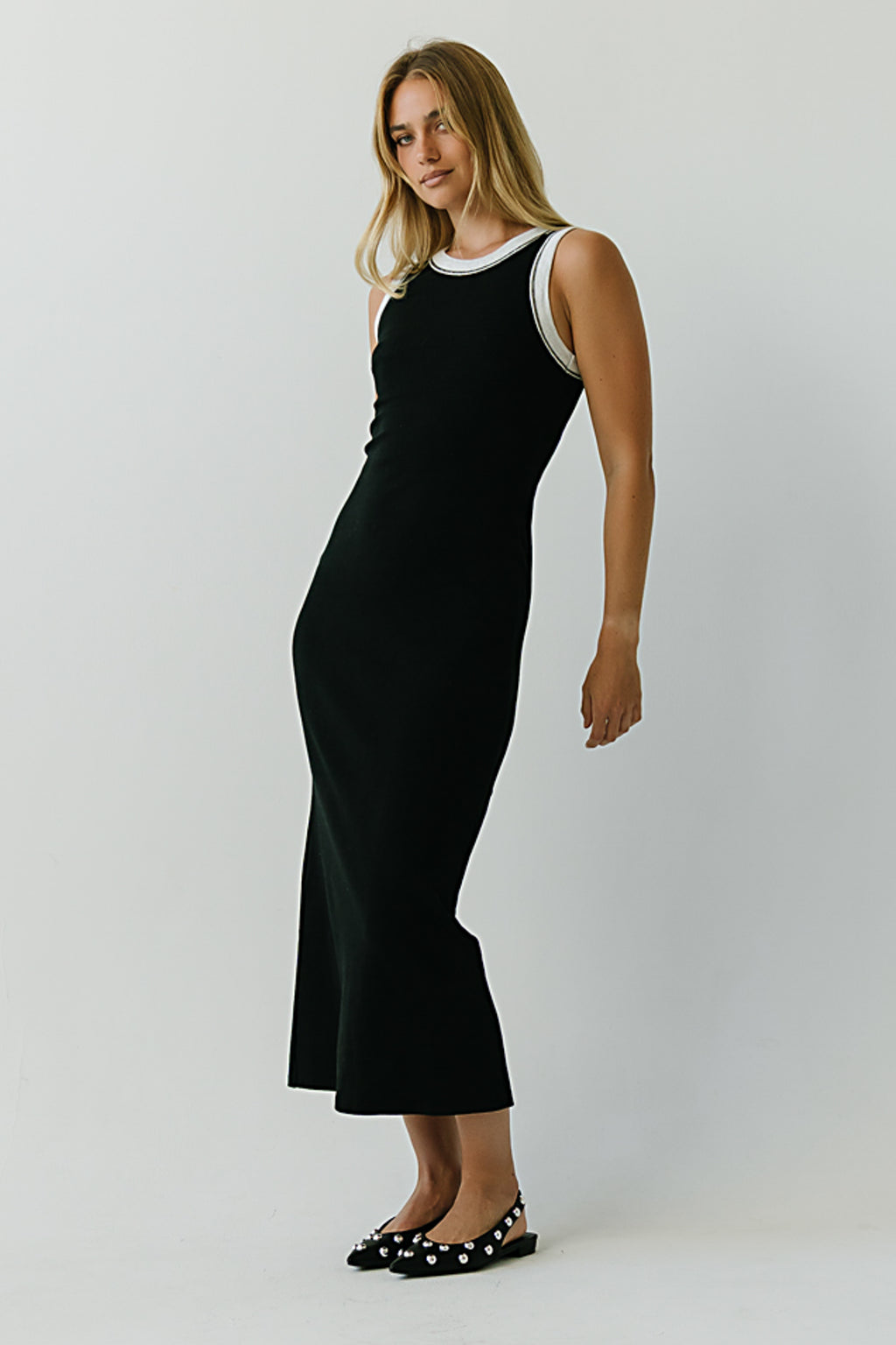 Taylor Tank Maxi Dress in Black