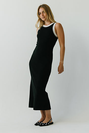 Taylor Tank Maxi Dress in Black