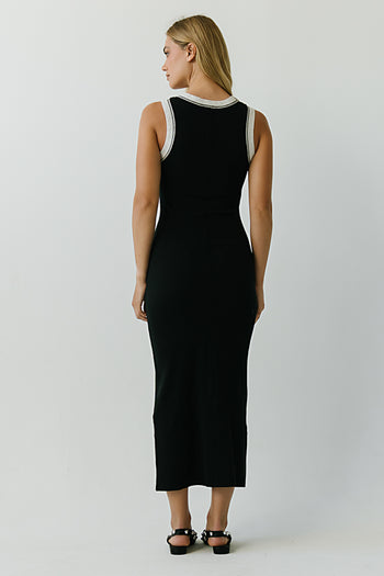Taylor Tank Maxi Dress in Black