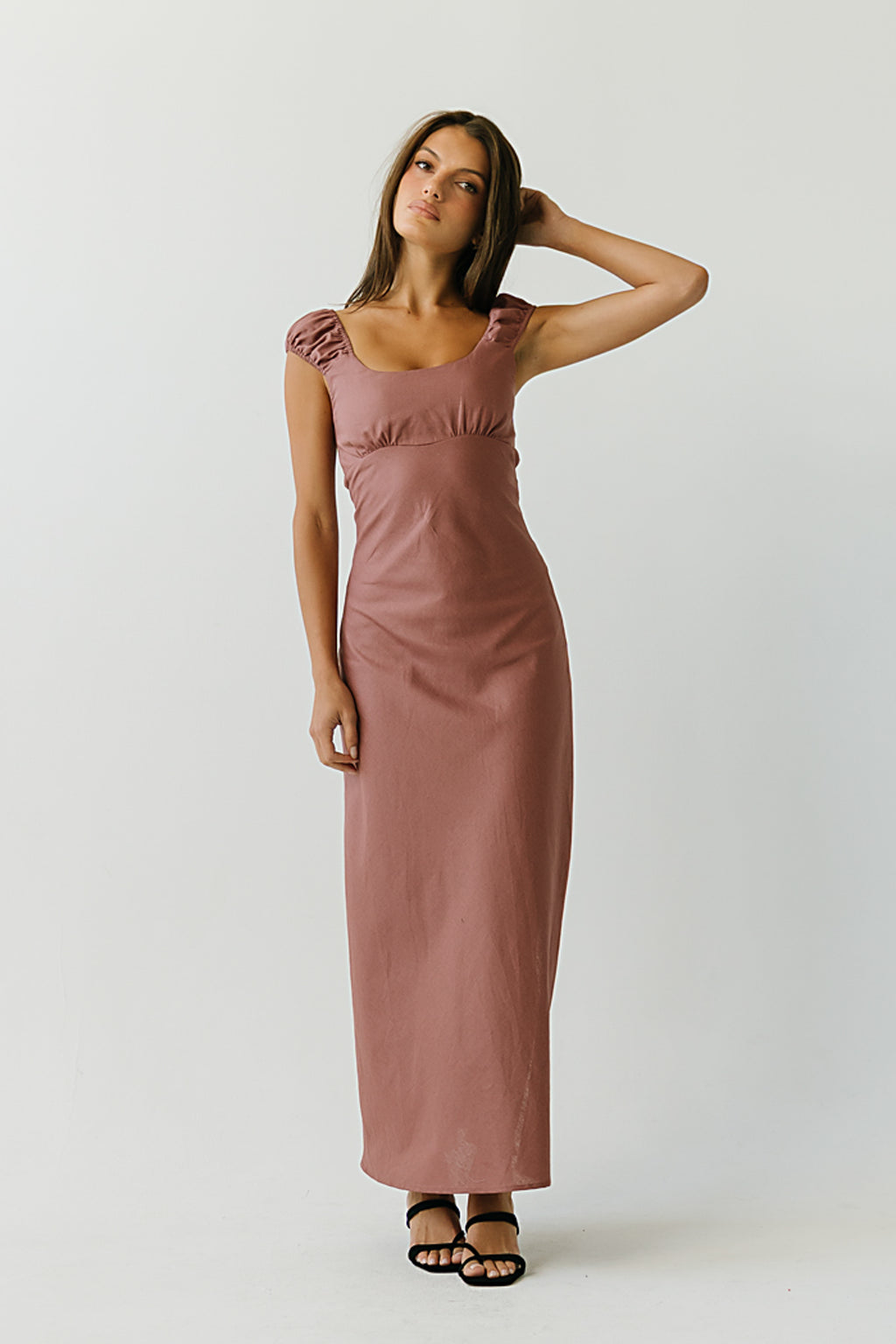Mika Maxi Dress in Mauve