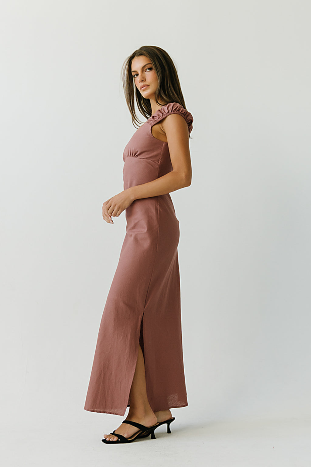 Mika Maxi Dress in Mauve