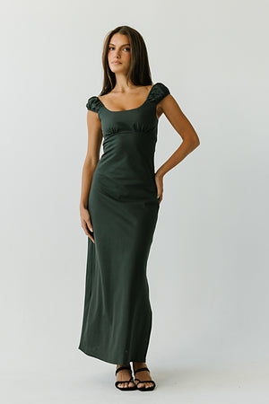 Mika Maxi Dress in Green