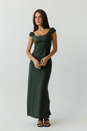 Mika Maxi Dress in Green