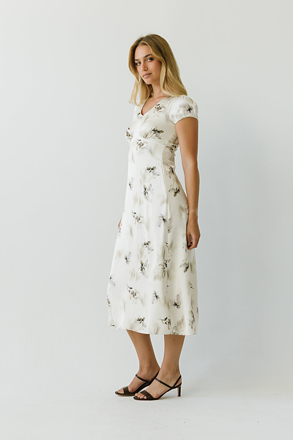 Isabella Floral Maxi Dress in Sage