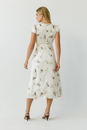 Isabella Floral Maxi Dress in Sage