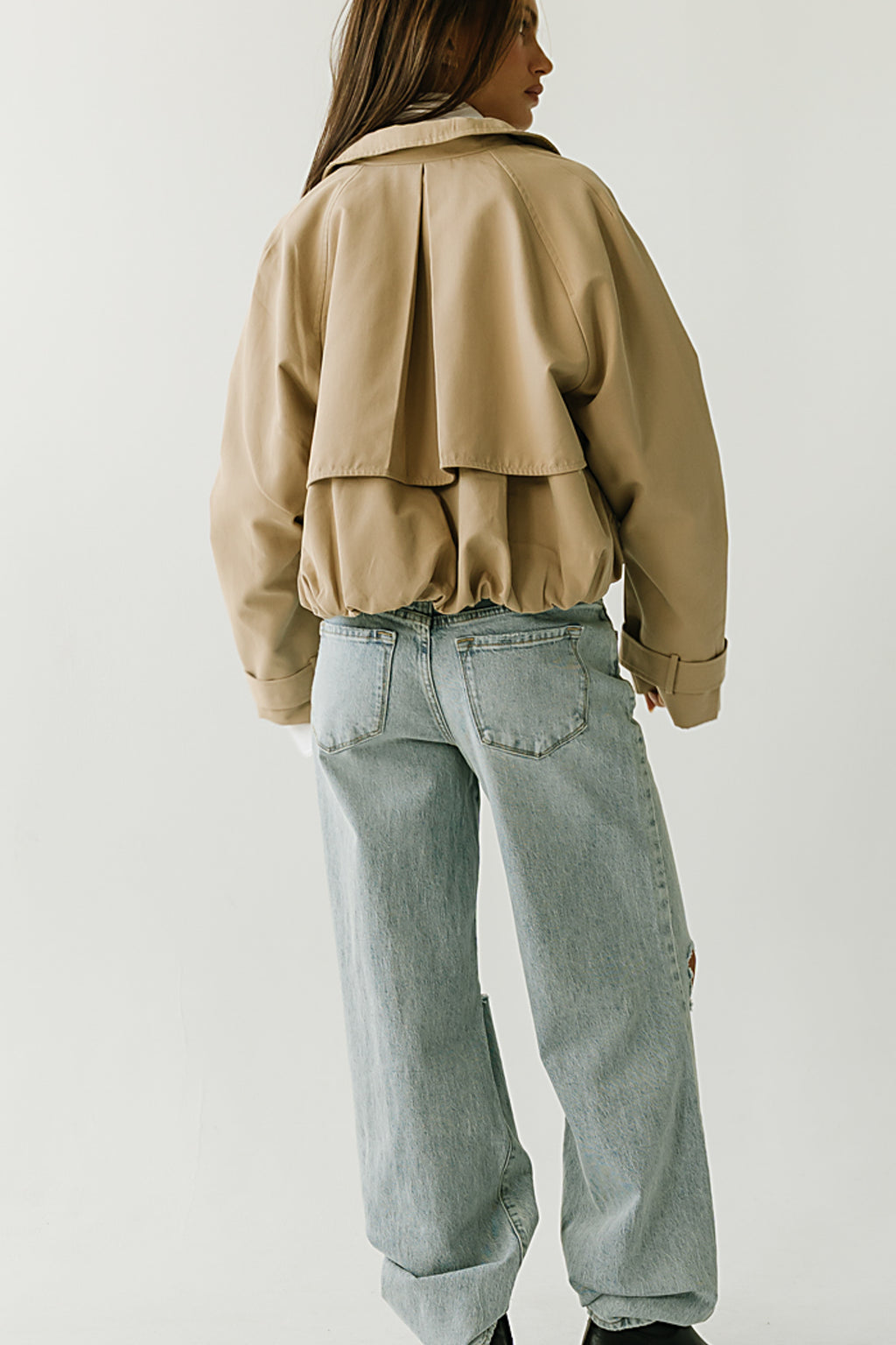 Martha Mid Rise Distressed Wide Leg Jeans