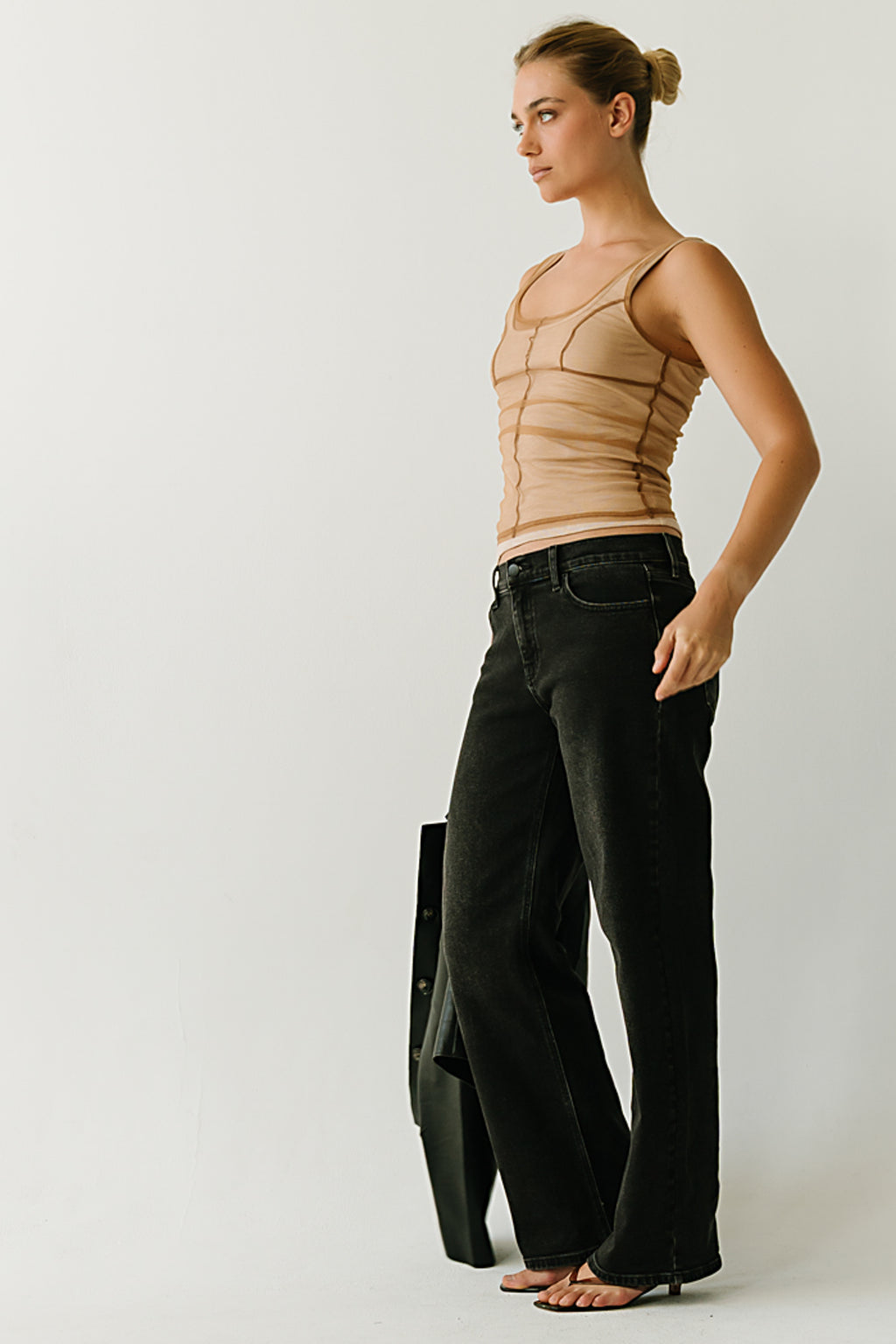 Madeleine Mesh Overlay Tank