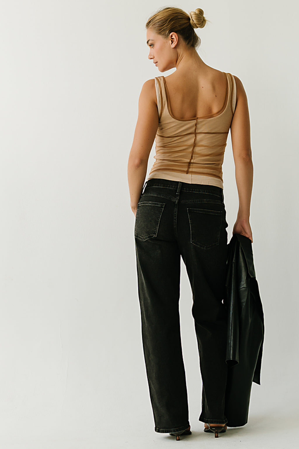 Madeleine Mesh Overlay Tank