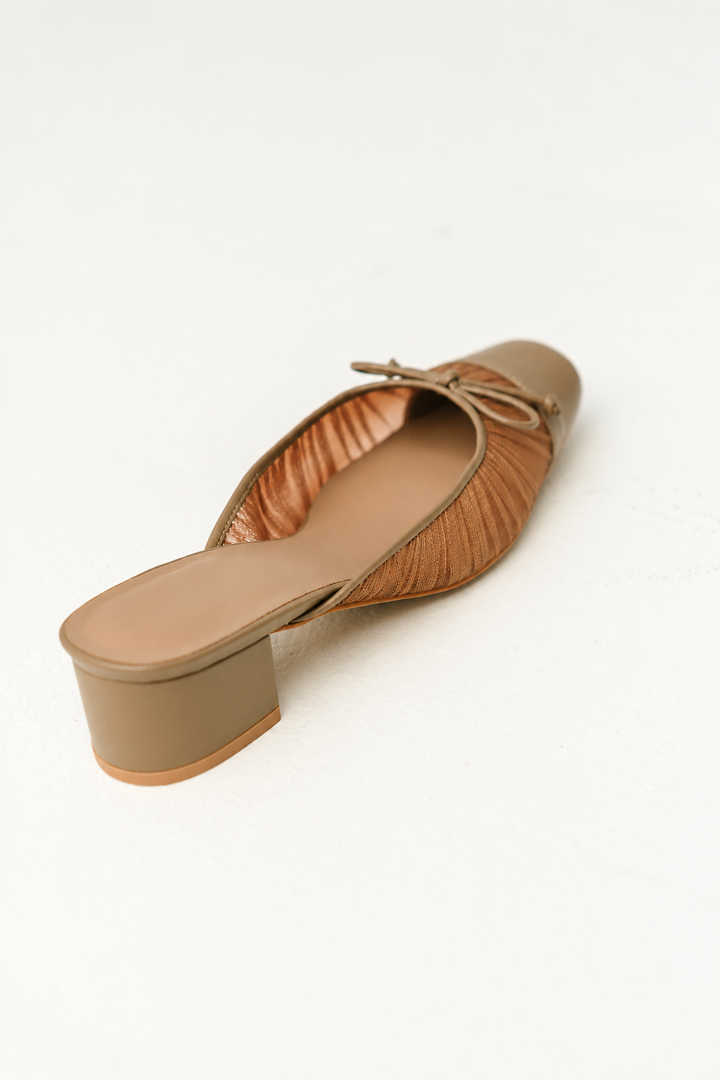 Geneva Mule in Tan