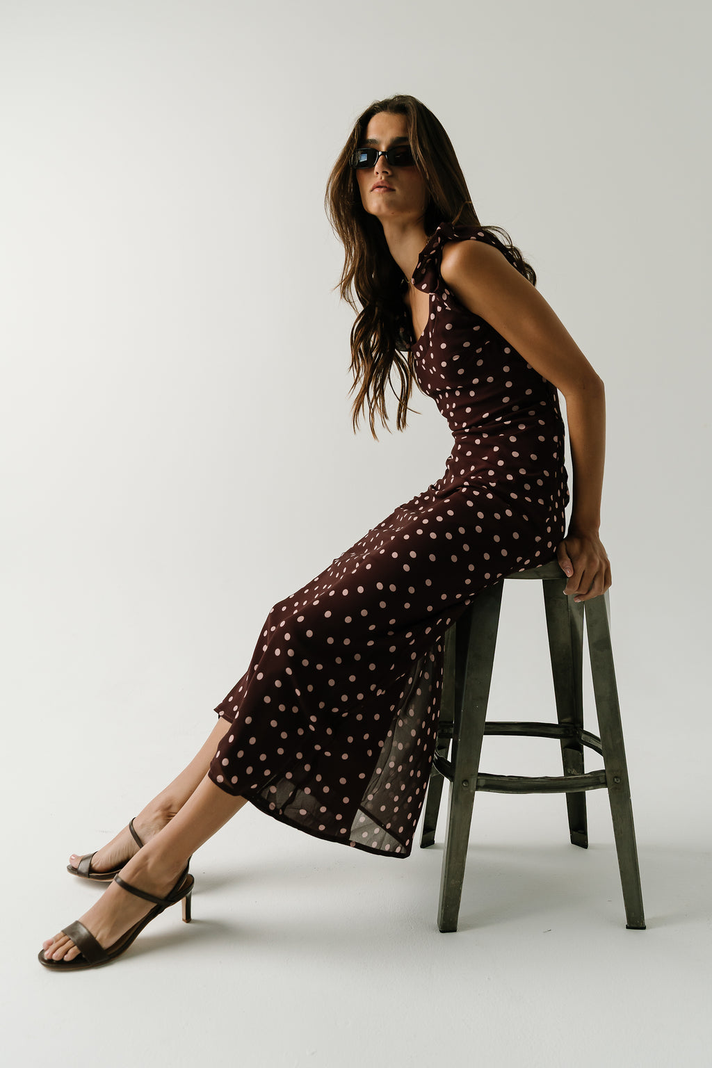 Isabelle Polka Dot Maxi Dress