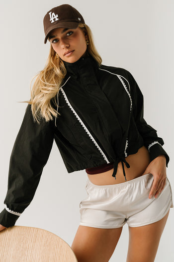 Charli Lace Trim Windbreaker